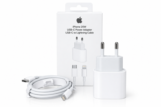 Carregador Iphone original 20W USB-C com Cabo Lightning ( kit )