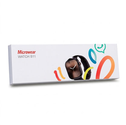 Relógio de pulso digital Smartwatch Microwear Watch S11