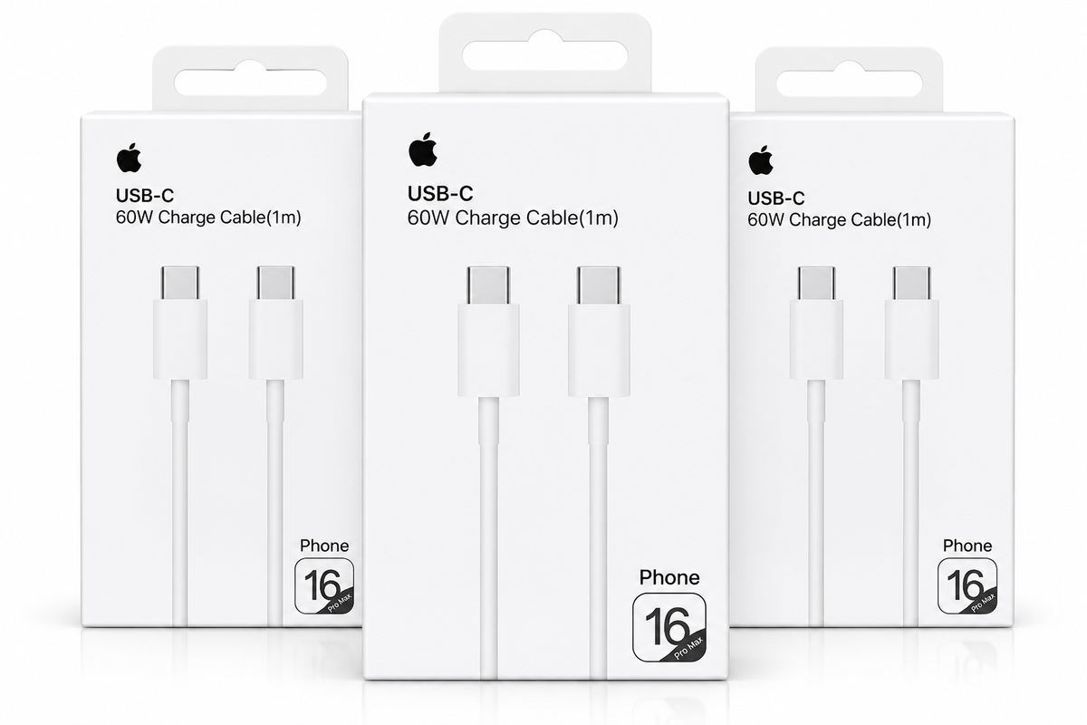 Cabo Iphone original USB-C Turbo 60W (1m) – Carregamento Ultra Rápido