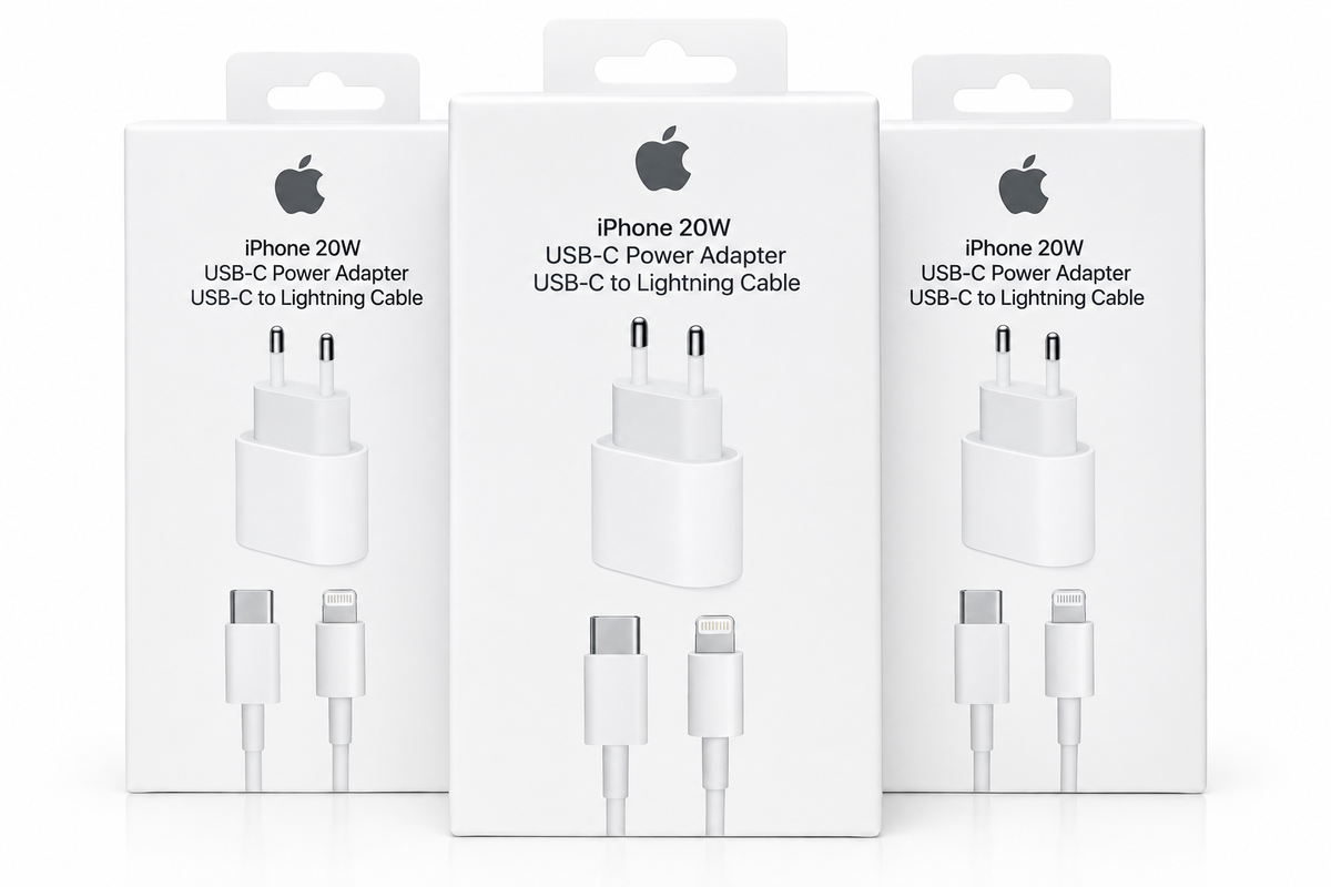Carregador Iphone original  20W USB-C com Cabo Lightning ( kit )